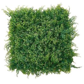 Artificial Plant Wall, 12PCS 20 x 20 in Artificial Boxwood Panels, Sun Protection Greenery Backdrop Privacy Hedge Fence, Fake Grass Screen for We