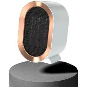 Electric Space Heater - 1200W Energy-Efficient Heater For Indoor Use. This Two-speed Portable Heater Fan Is Perfect For Offices, Providing Adjust (Option: White)
