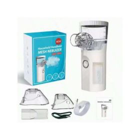 Facial Hydration Beauty Nebulizer, Portable Rechargeable Moisturizing Skin Care Essential Sprayer (Option: White)