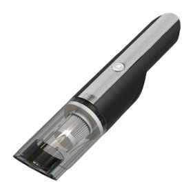 Wireless Silver Car Vacuum Cleaner Wireless Car With Strong Suction Handheld Vacuum Cleaner Small Mini Rechargeable Home Vacuum Cleaner (Option: Silver1)